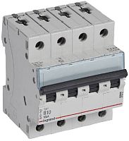 Выключатель автоматический Legrand TX3 6000 4п 10А B 10кА картинка